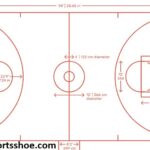 basketball court drawing